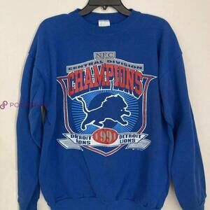 Detroit Lions 1991 Nfc Central Division Champions Sweatshirt Teresafarnell